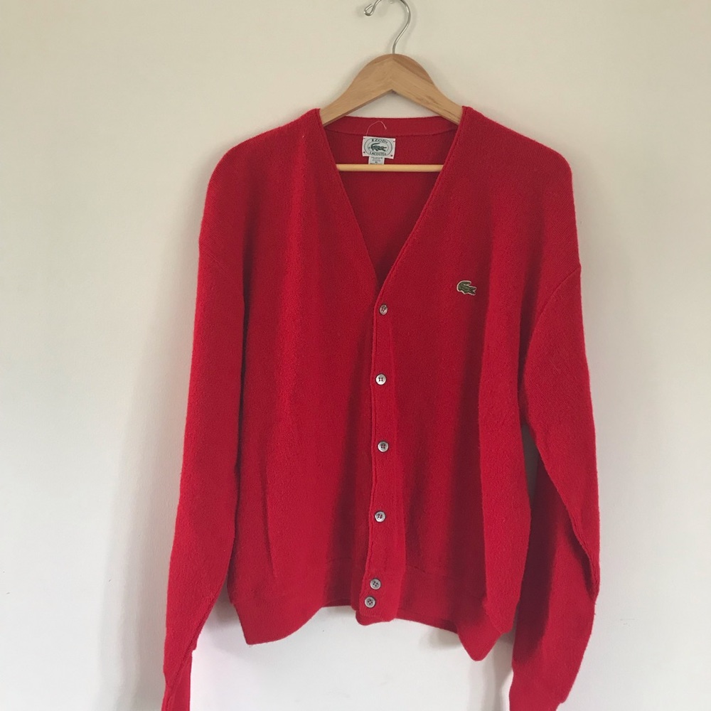 Vintage Men’s Izod Cardigan Sweater